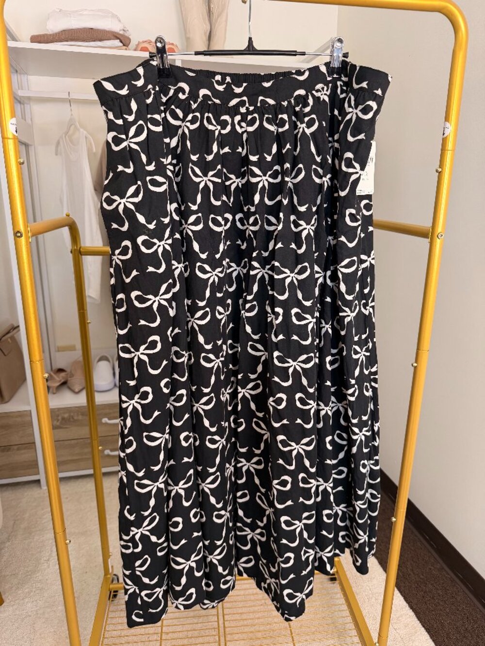 Anthropologie Bow Print Maxi - Picture 2 of 3